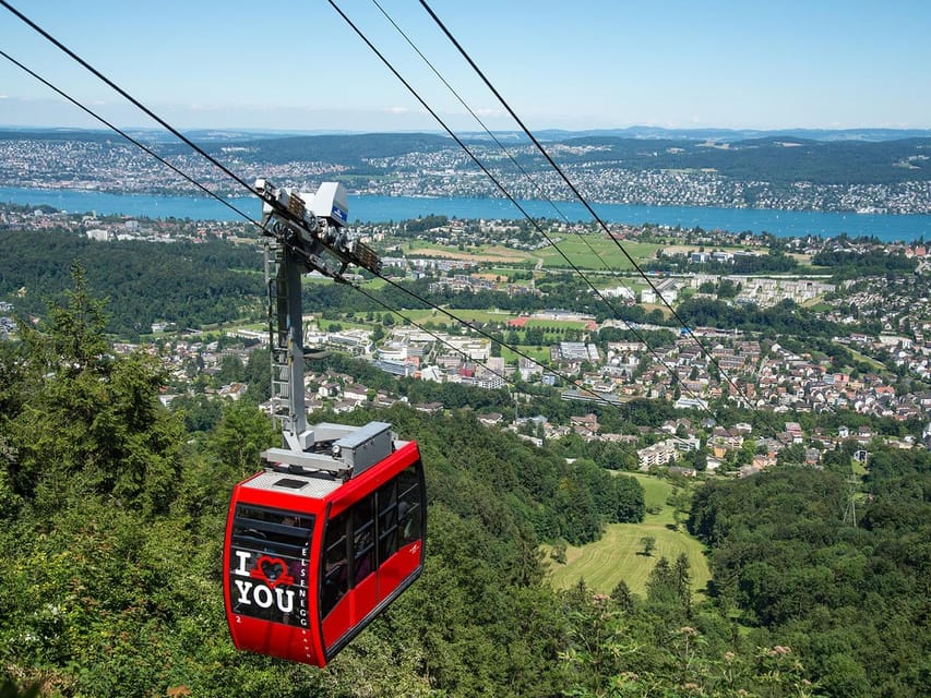 Recorrido por los principales puntos de interés de la ciudad de Zúrich y transporte en teleférico hasta Felsenegg