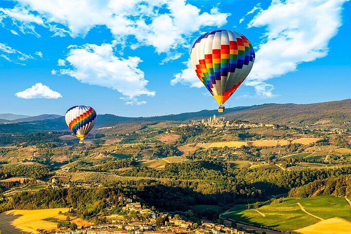 Vuelo en globo aerostático en Chianti